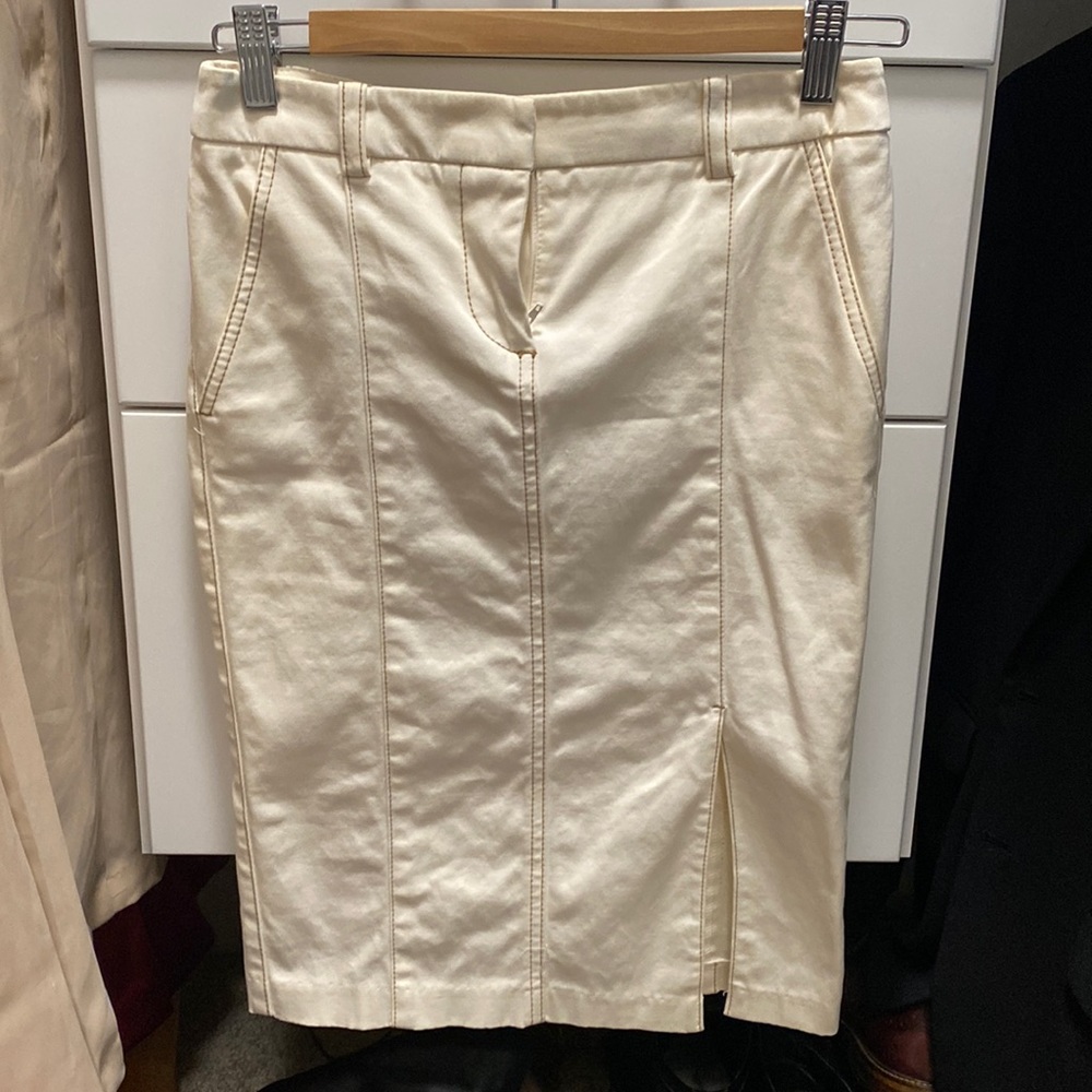 Bebe Pencil skirt 0 Off White